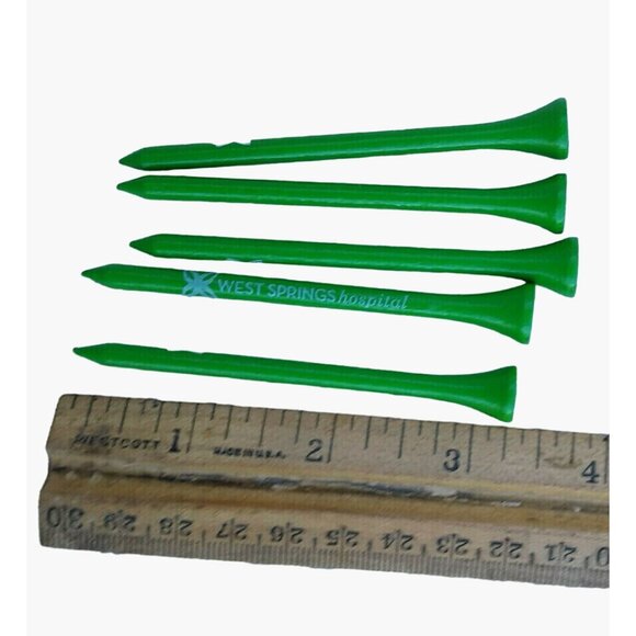 Pride Golf Tees Green Wood West Springs Hospital Lot 5 - Picture 2 of 3